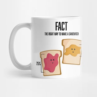 75% Jelly - 25% PB Mug